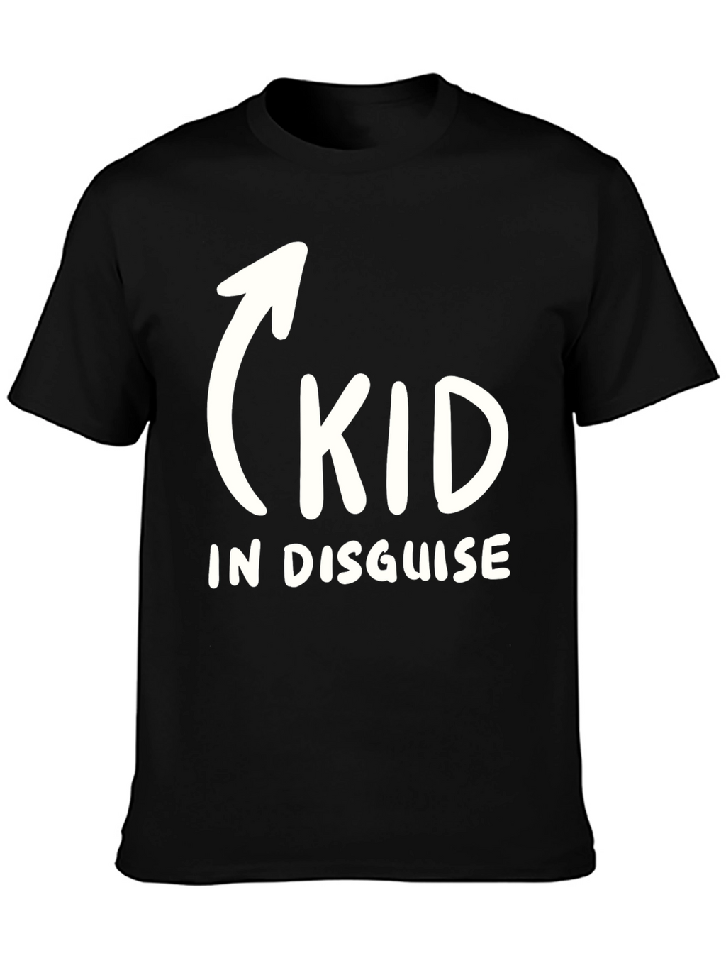 Kid In Disguise Funny Graphic T-Shirt