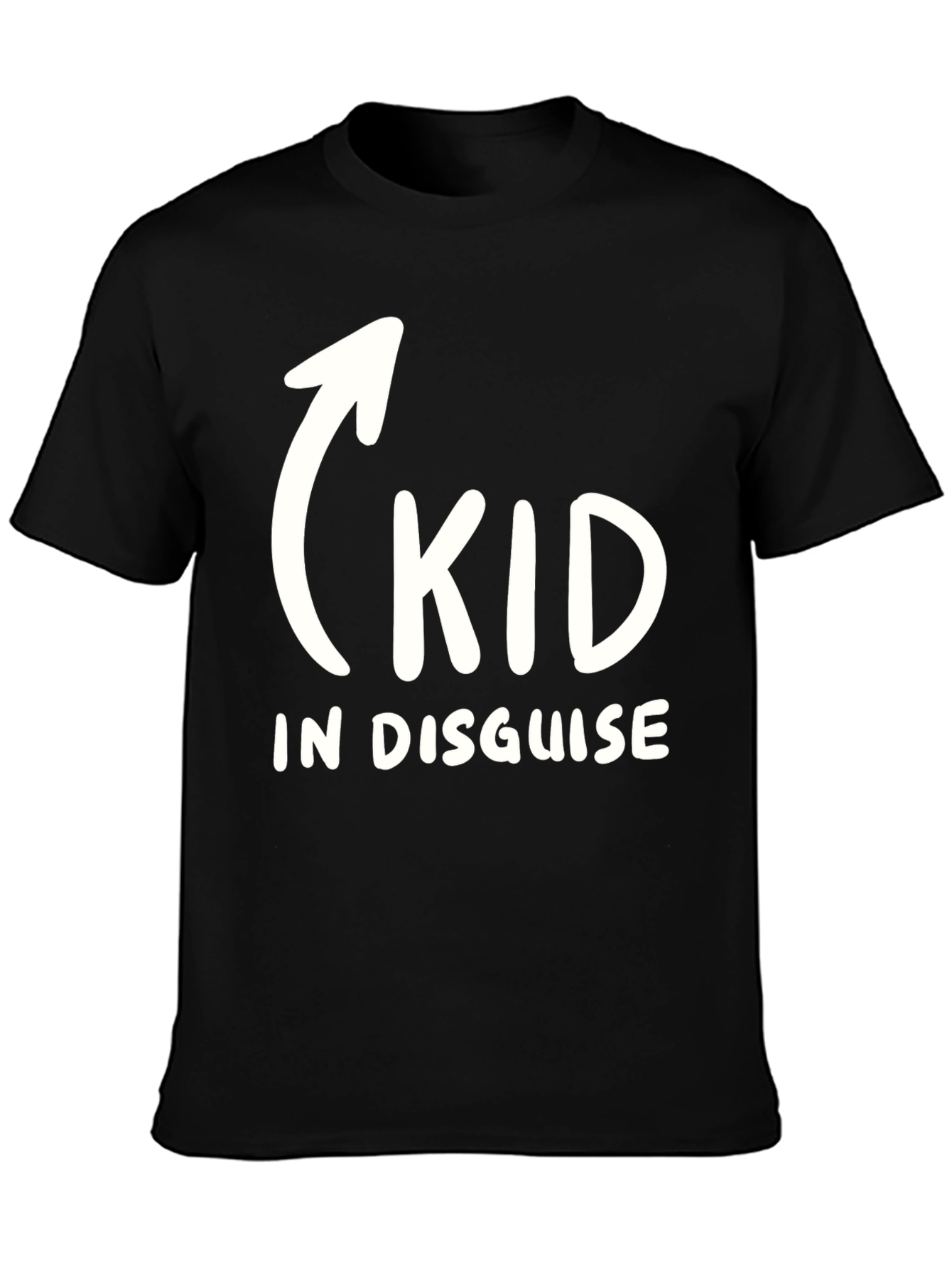 Kid In Disguise Funny Graphic T-Shirt