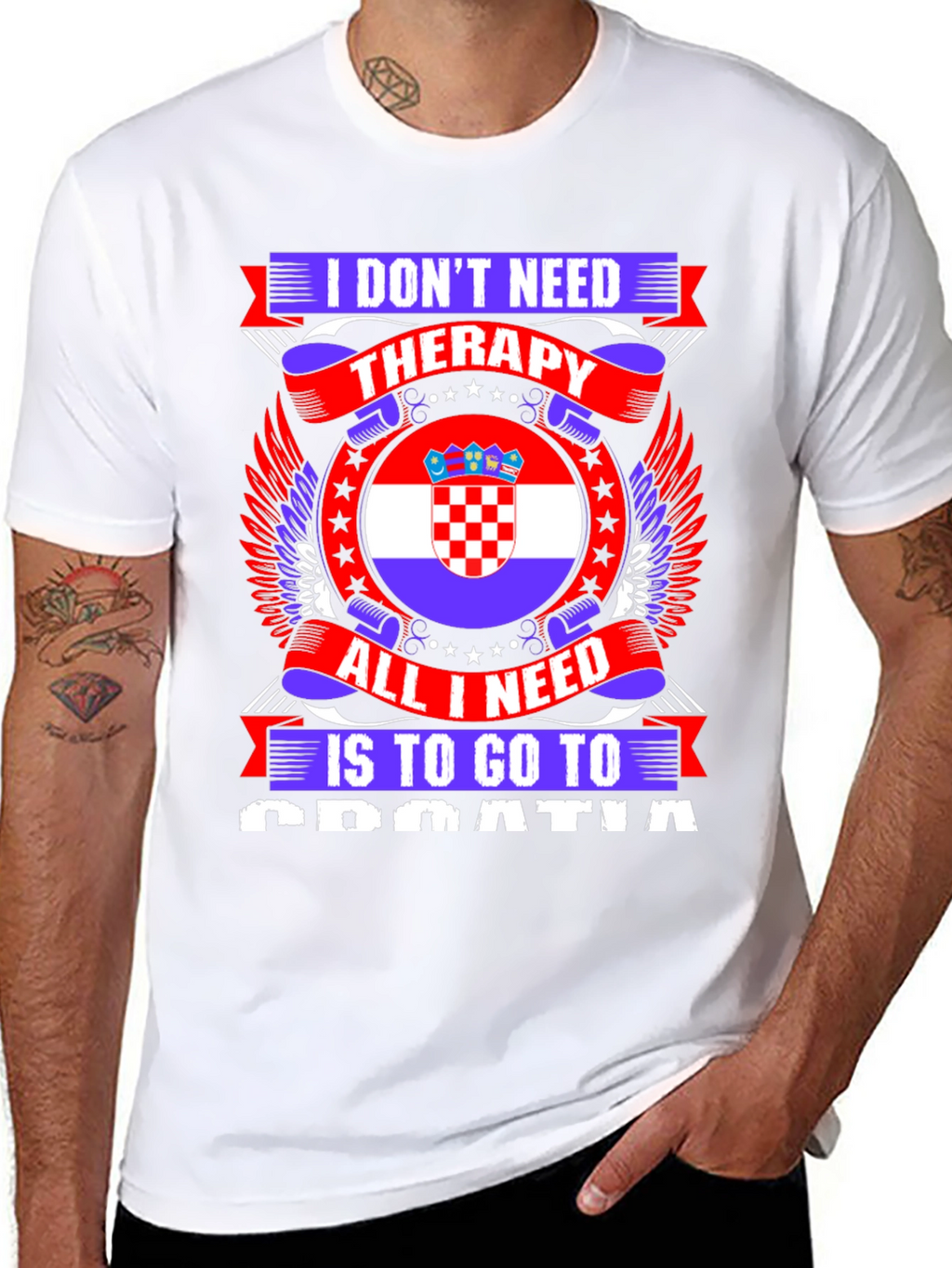 Croatia Therapy T-Shirt