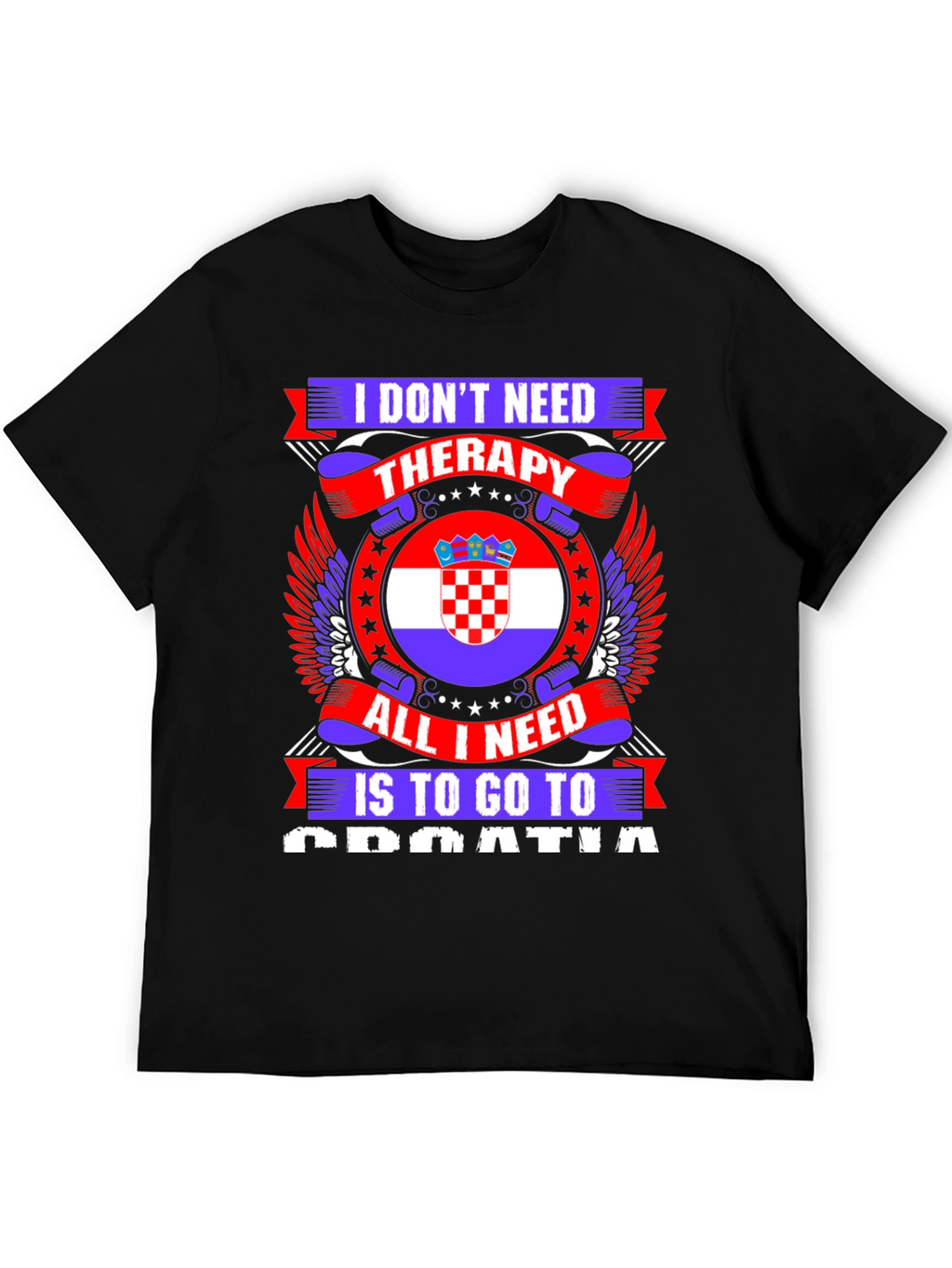 Croatia Therapy T-Shirt