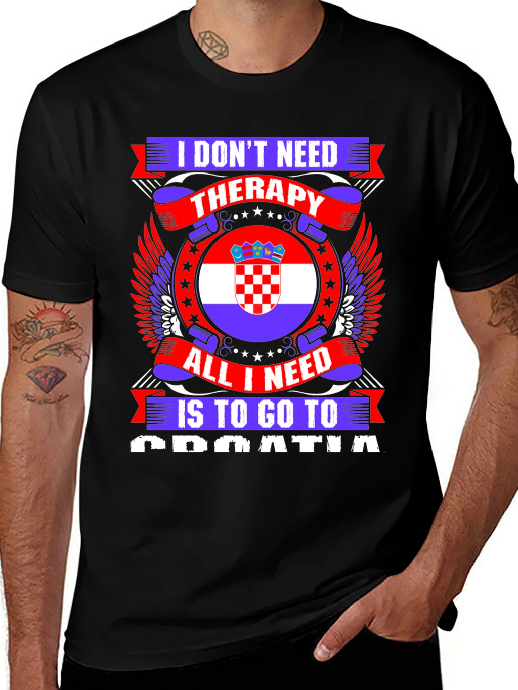 Croatia Therapy T-Shirt
