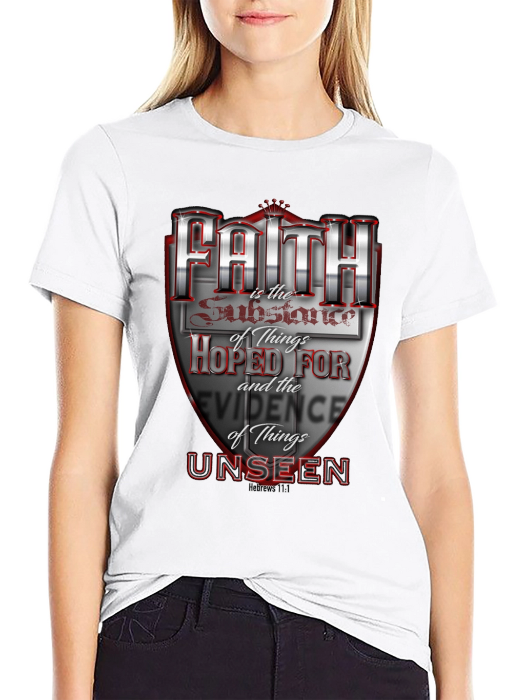 Faith Hebrews 11:1 Graphic T-Shirt