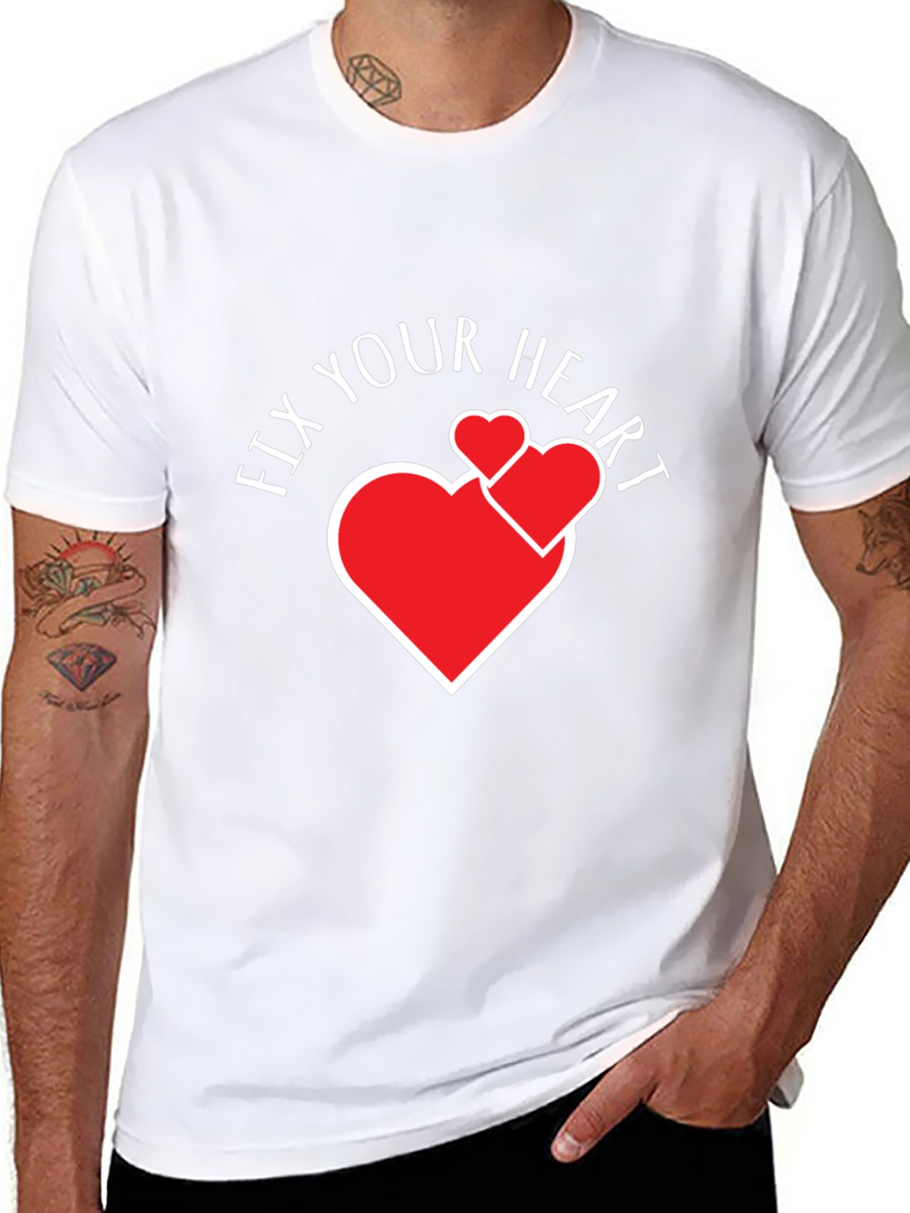 Fix Your Heart Graphic Tee - Stylish Comfort