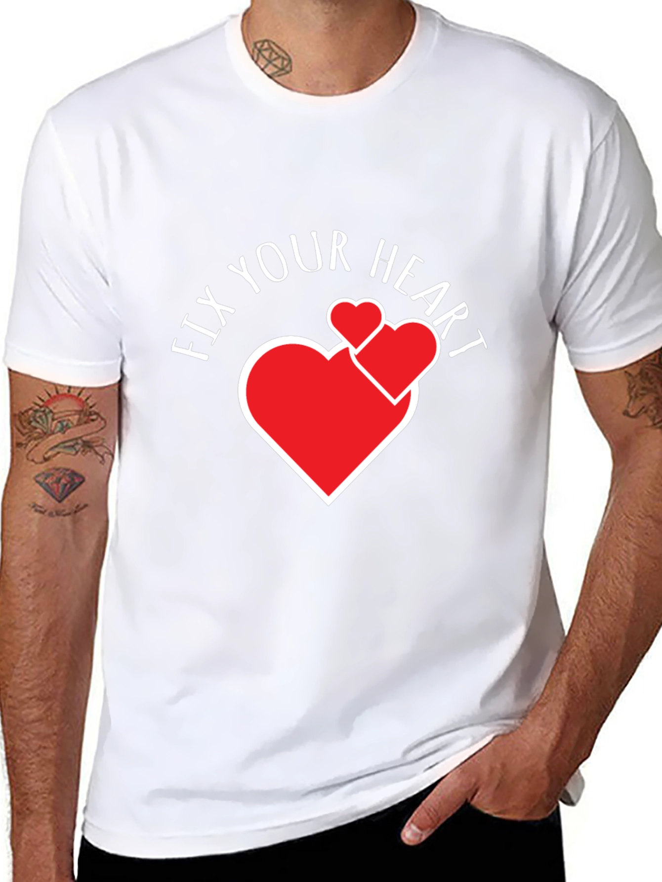 Fix Your Heart Graphic Tee - Stylish Comfort