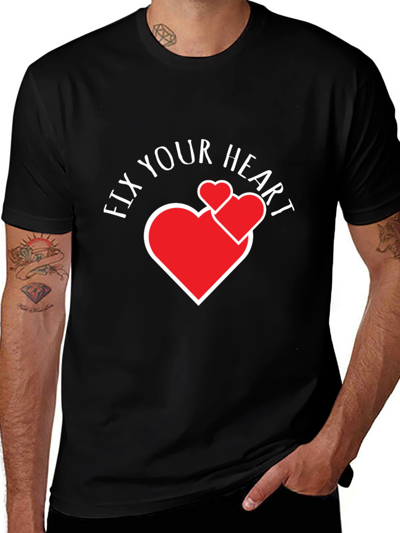 Fix Your Heart Graphic Tee - Stylish Comfort