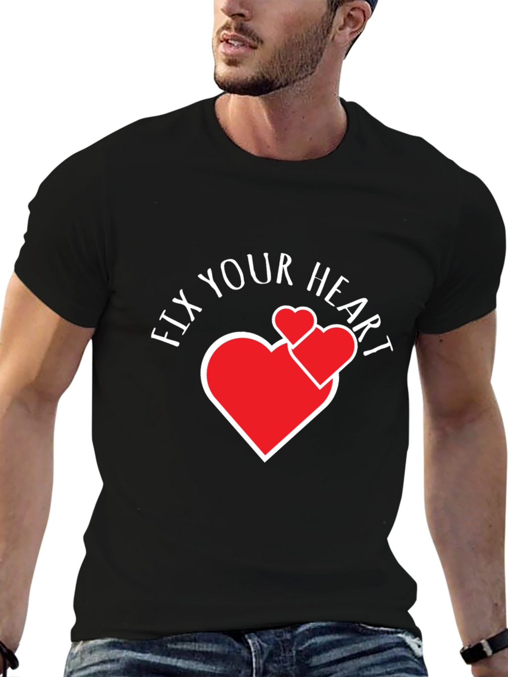 Fix Your Heart Graphic Tee - Stylish Comfort