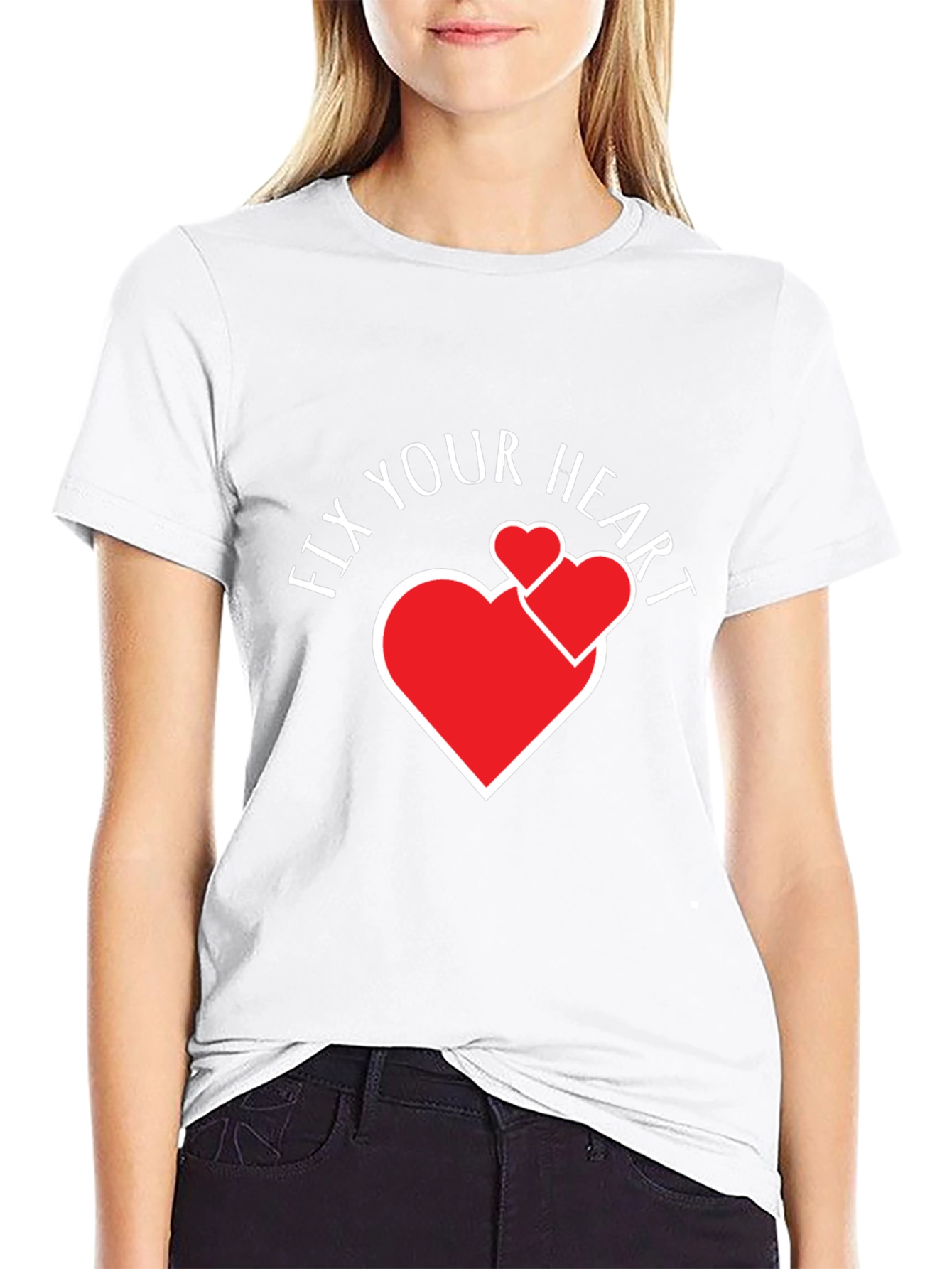 Fix Your Heart Graphic Tee - Stylish Comfort