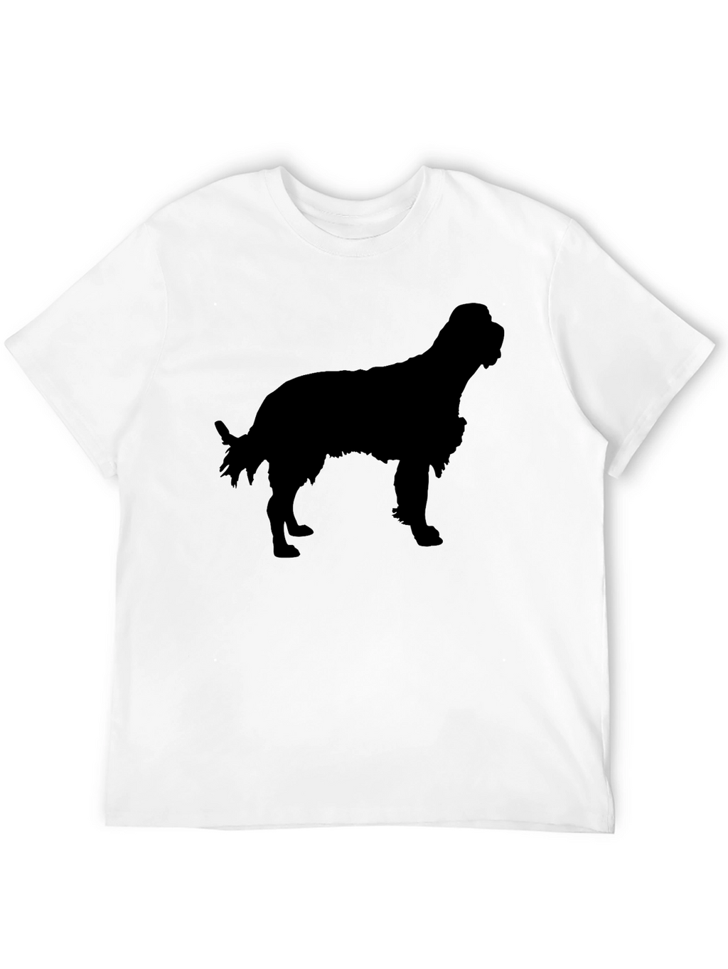 Dog Silhouette Black T-Shirt
