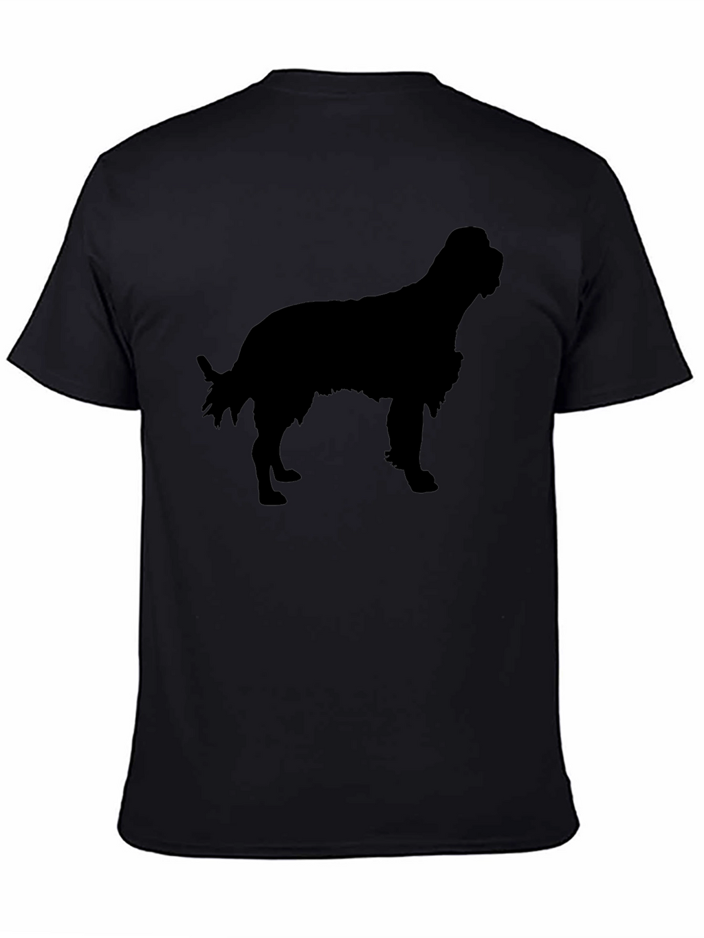 Dog Silhouette Black T-Shirt