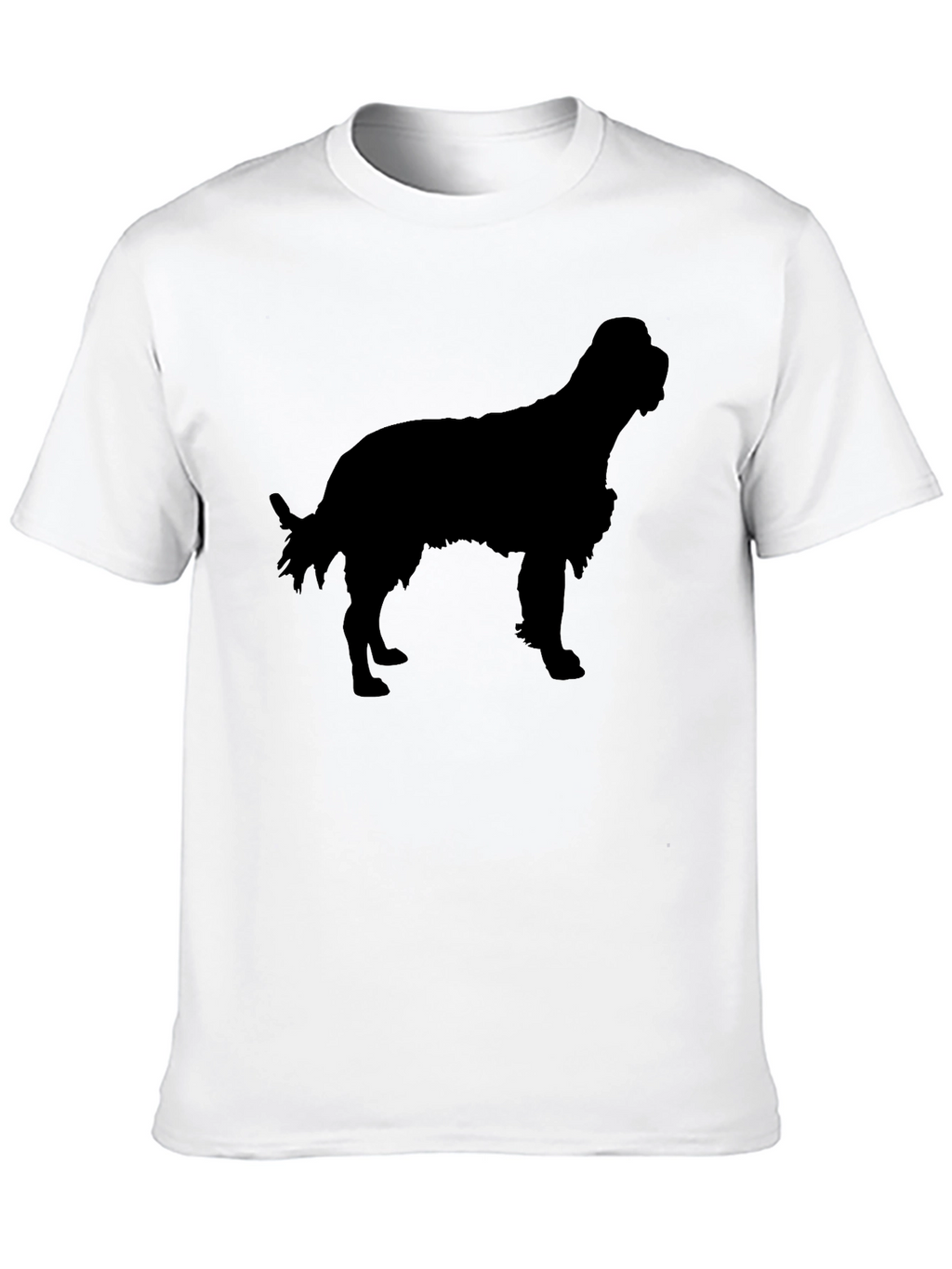 Dog Silhouette Black T-Shirt