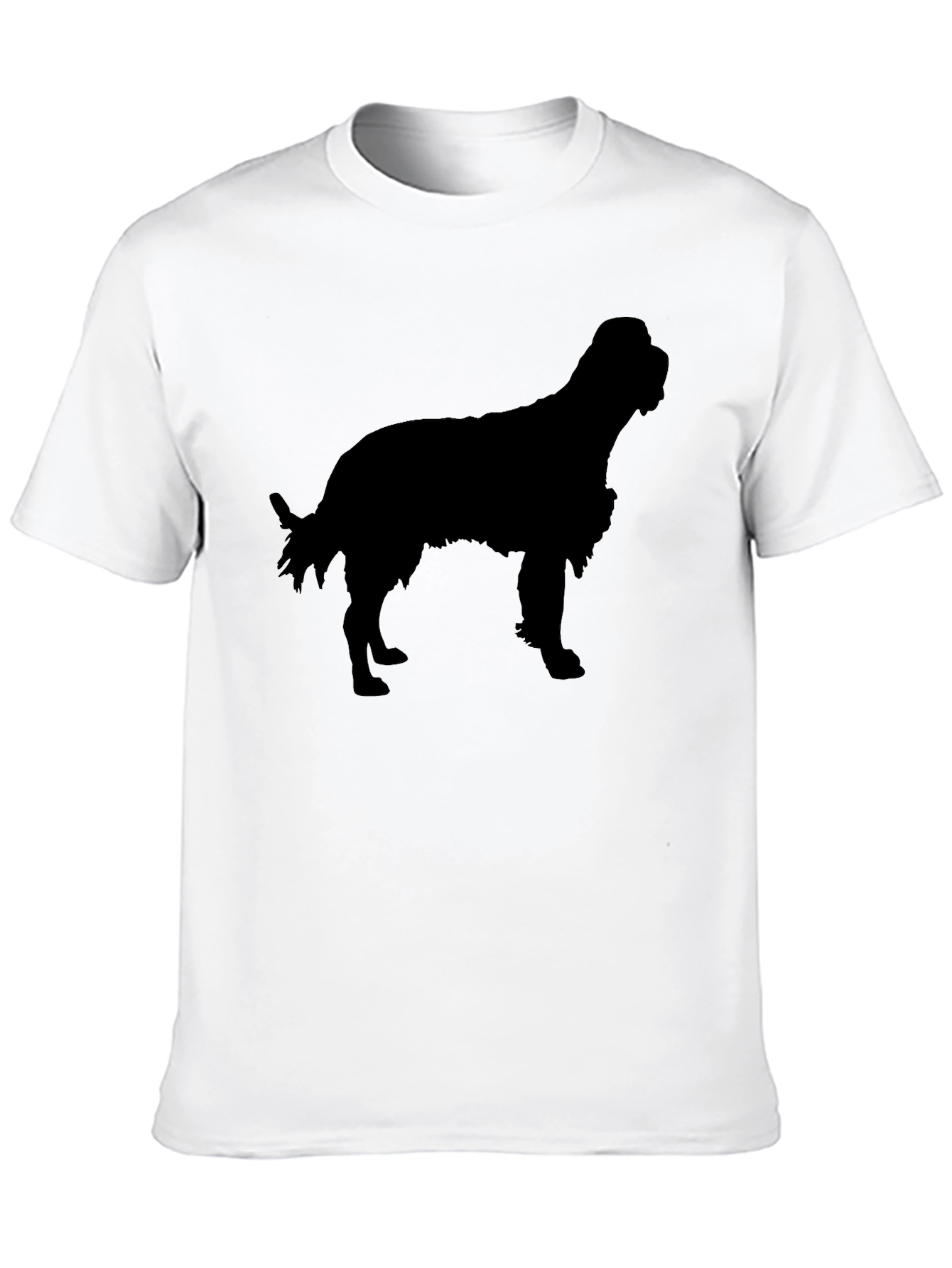 Dog Silhouette Black T-Shirt