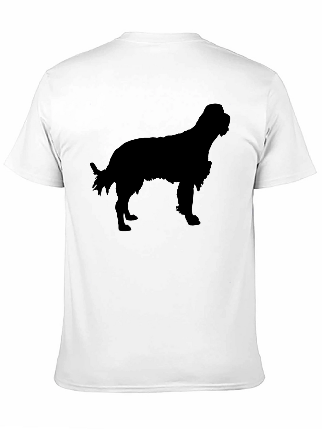 Dog Silhouette Black T-Shirt