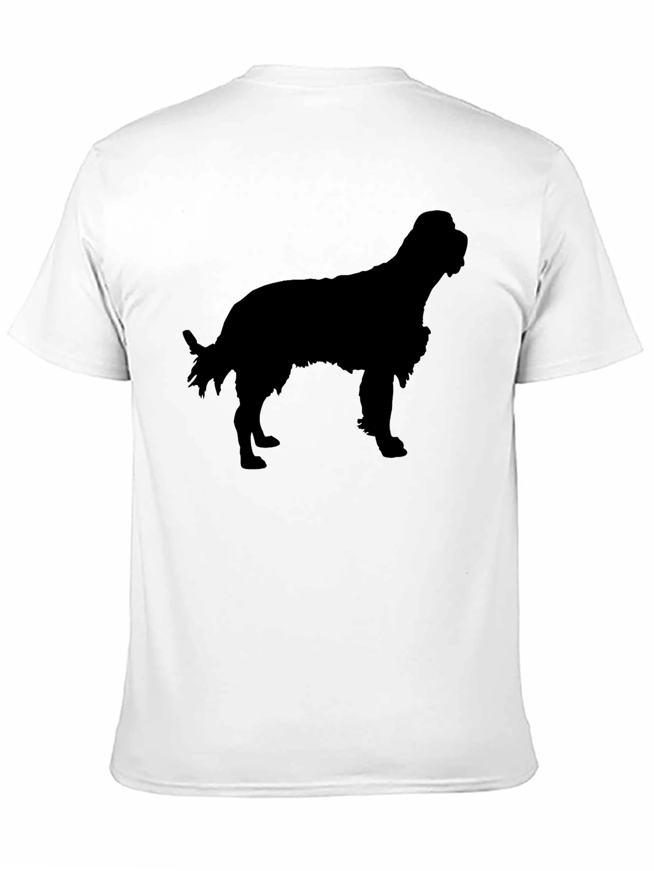 Dog Silhouette Black T-Shirt