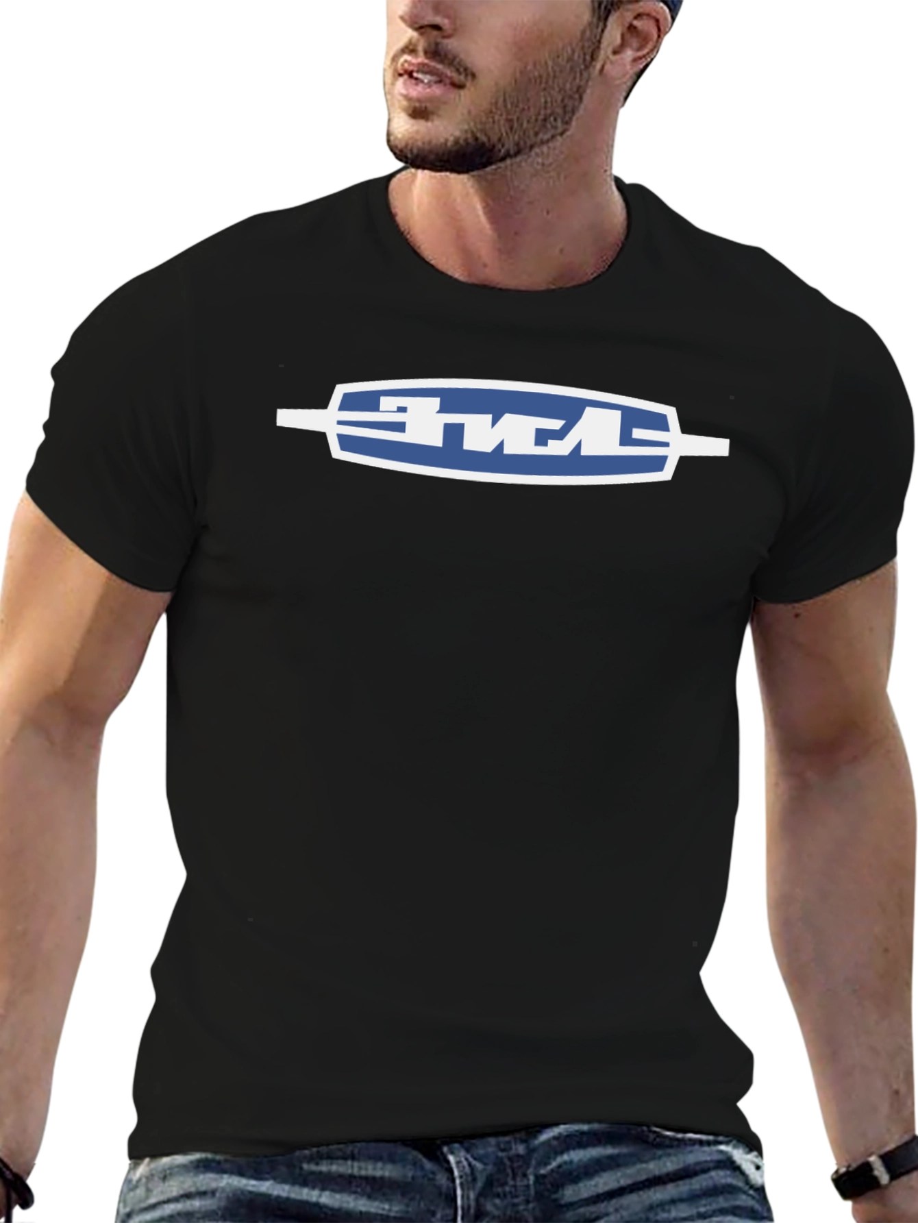 Retro Style Graphic Tee - Black Casual Shirt