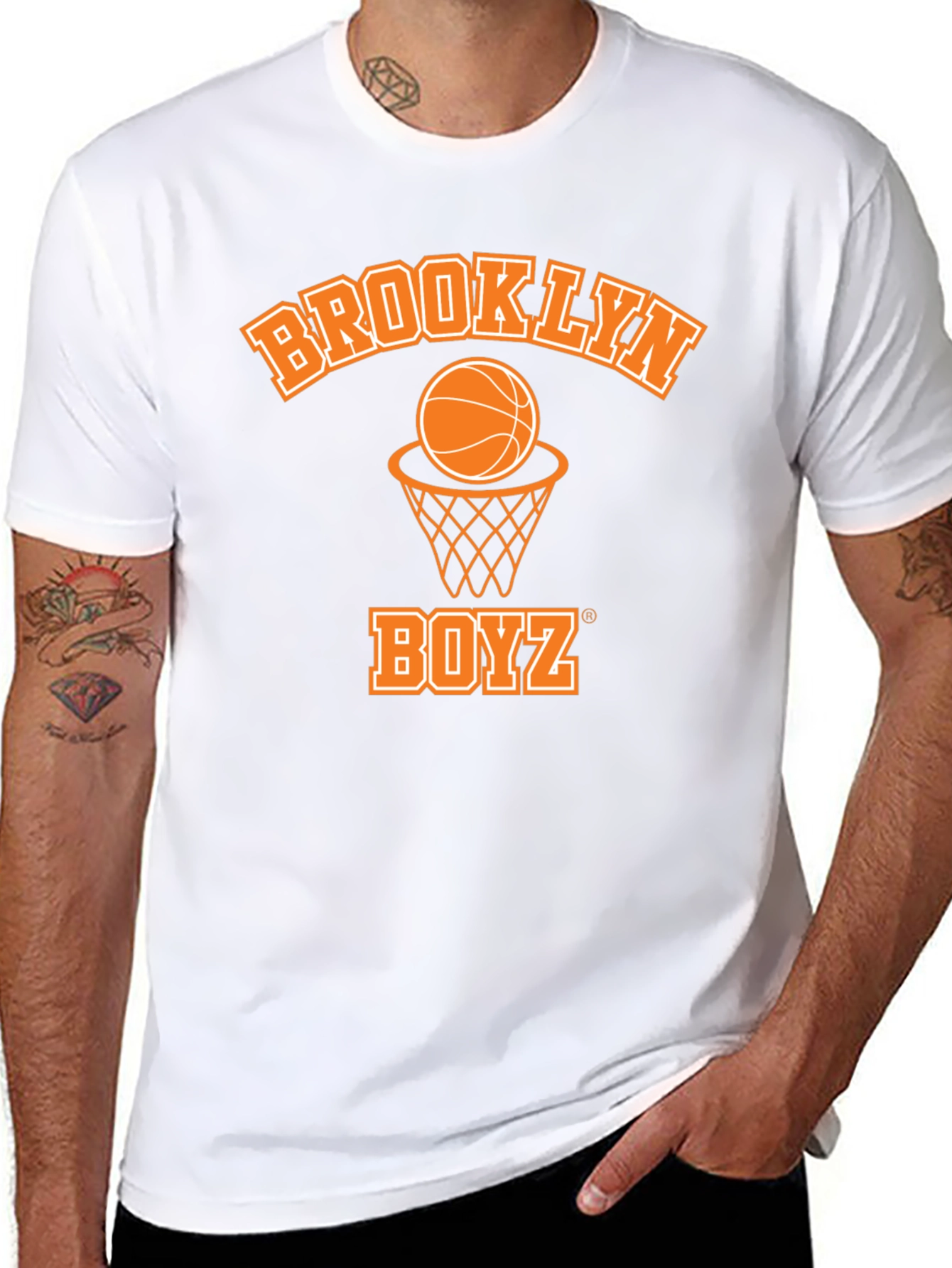 Brooklyn Boyz Basketball Graphic T-Shirt