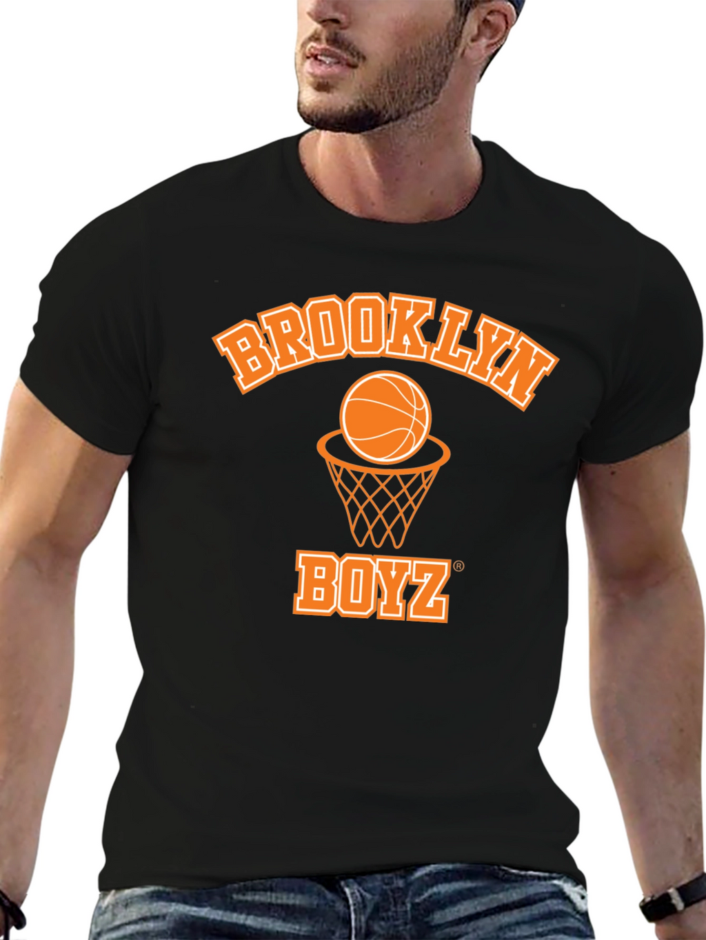 Brooklyn Boyz Basketball Graphic T-Shirt