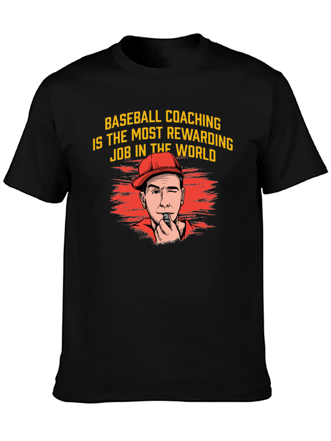 Baseball Coaching Tee - Most Rewarding Job