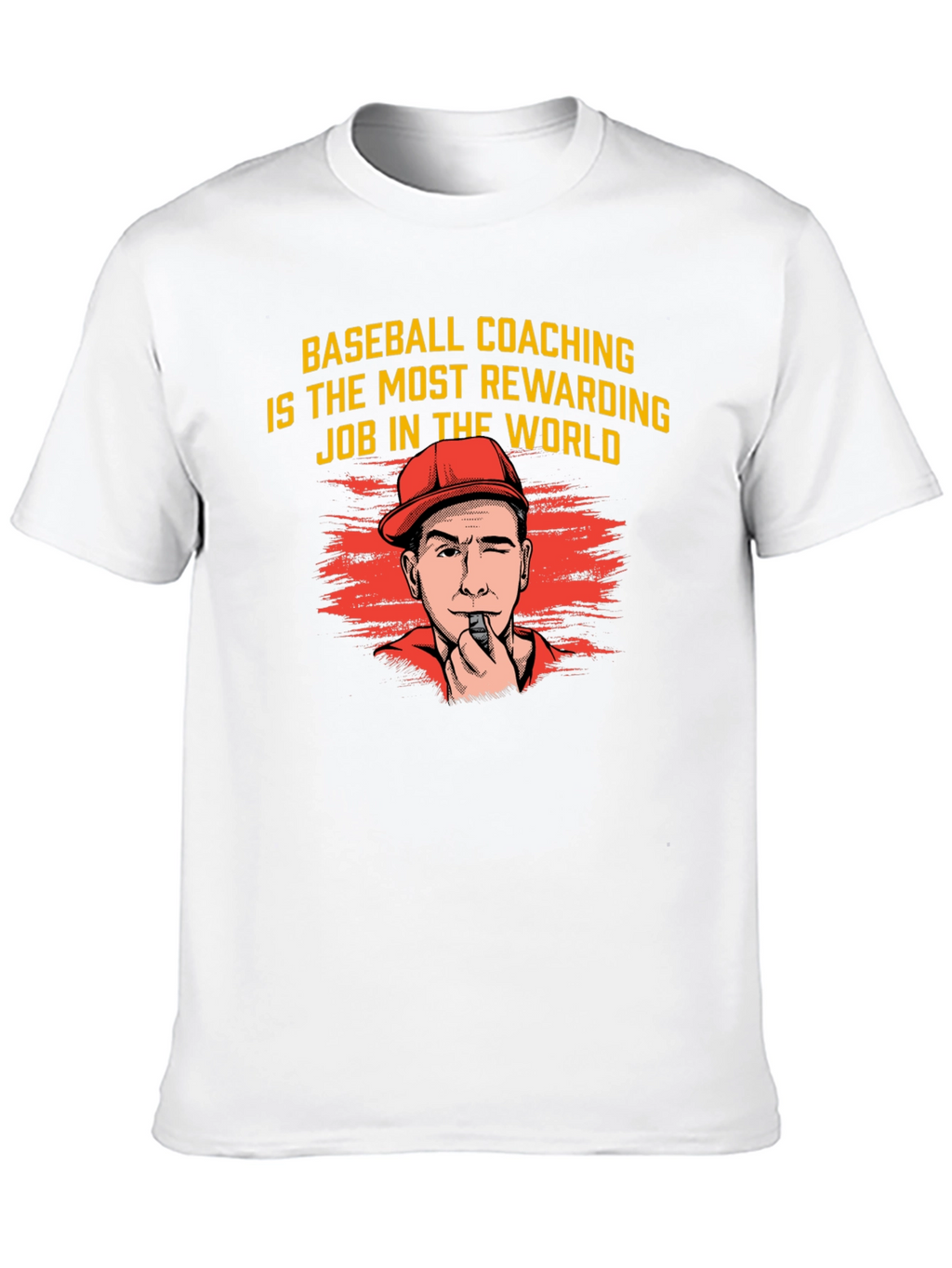 Baseball Coaching Tee - Most Rewarding Job
