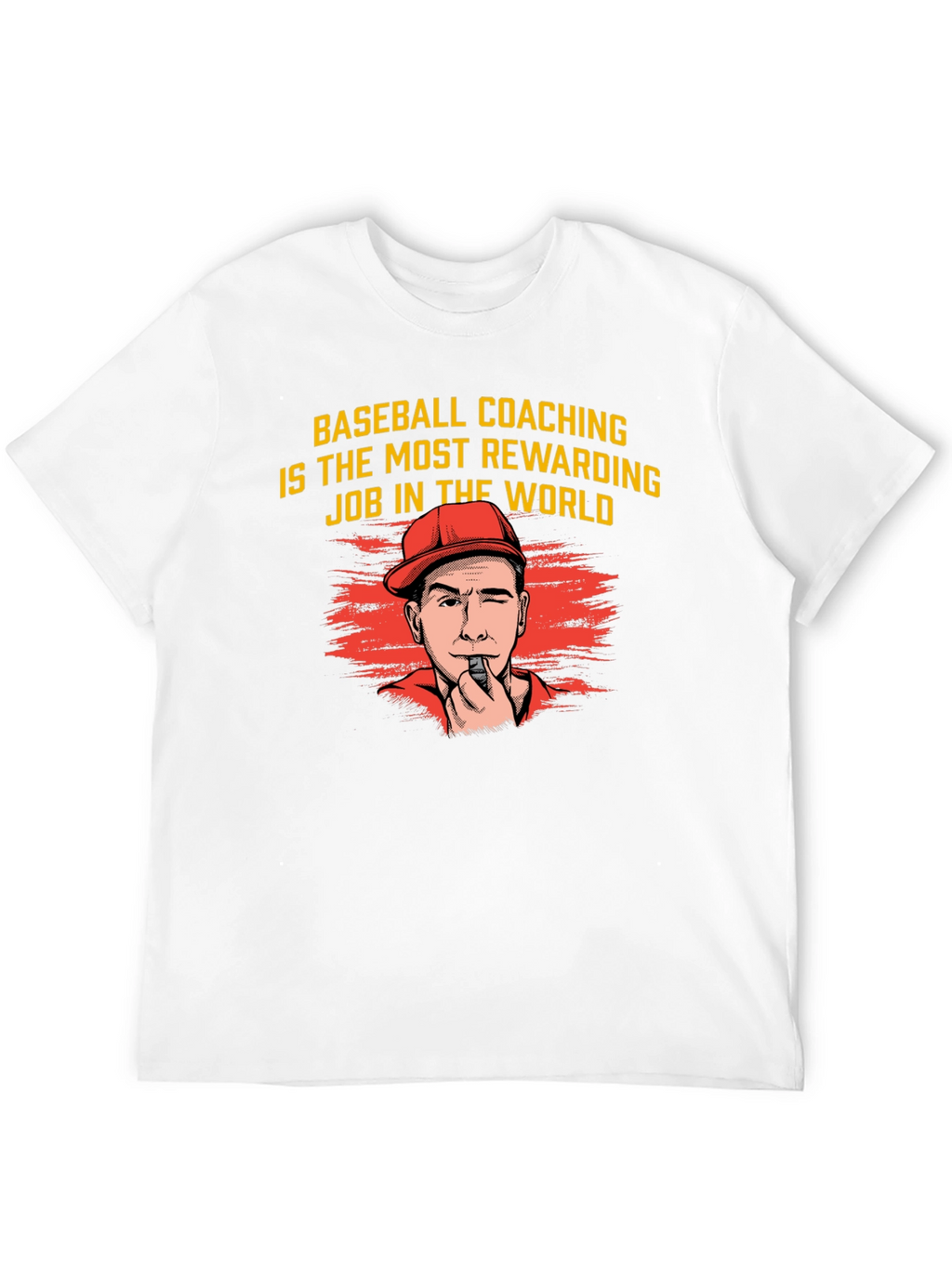 Baseball Coaching Tee - Most Rewarding Job