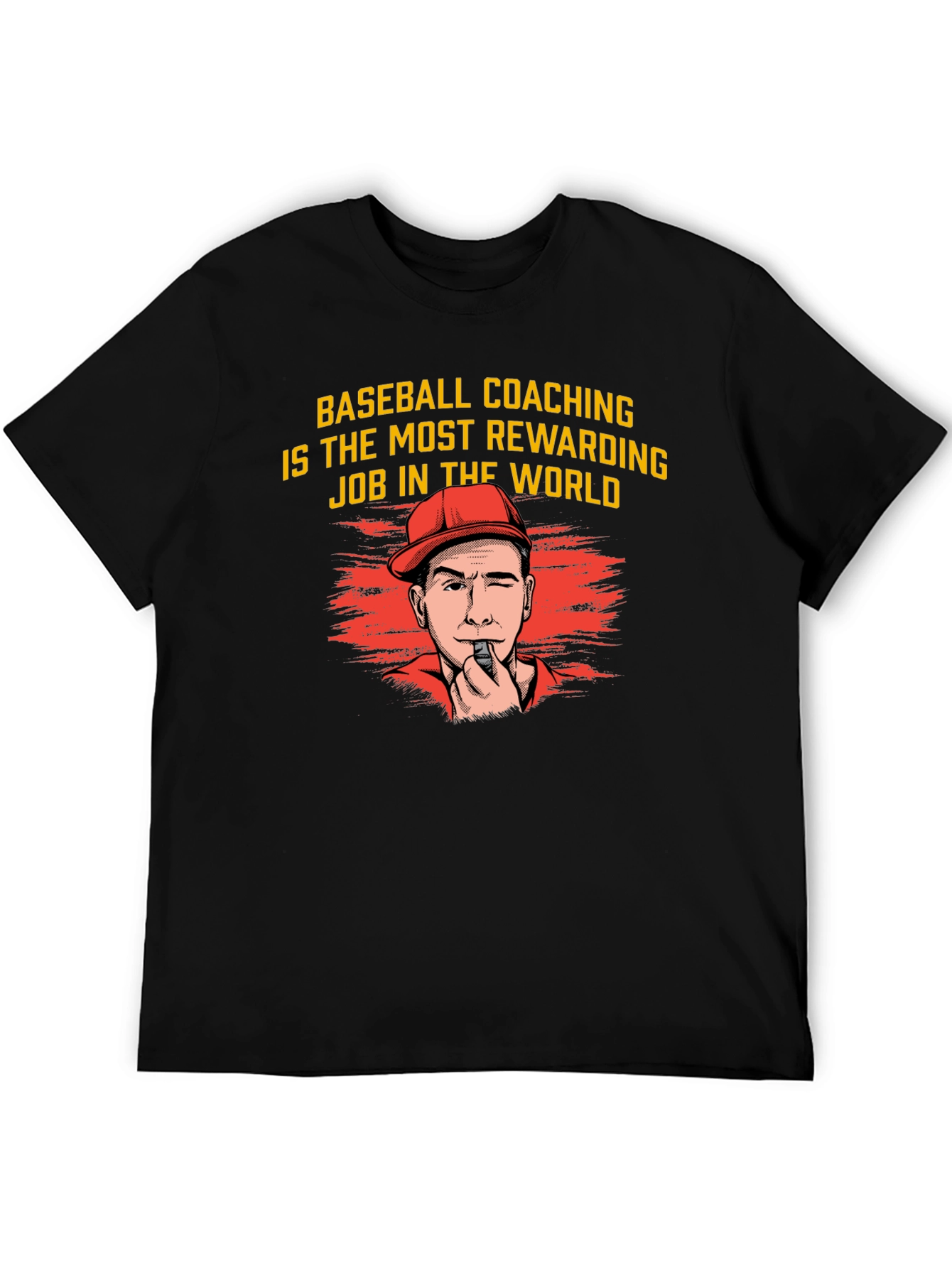 Baseball Coaching Tee - Most Rewarding Job