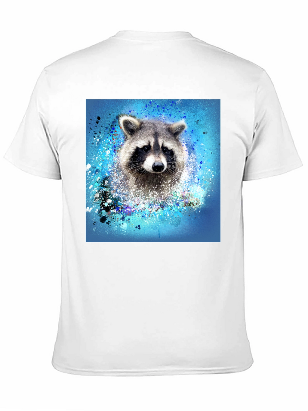 Raccoon Splash T-Shirt - Unique Graphic Tee