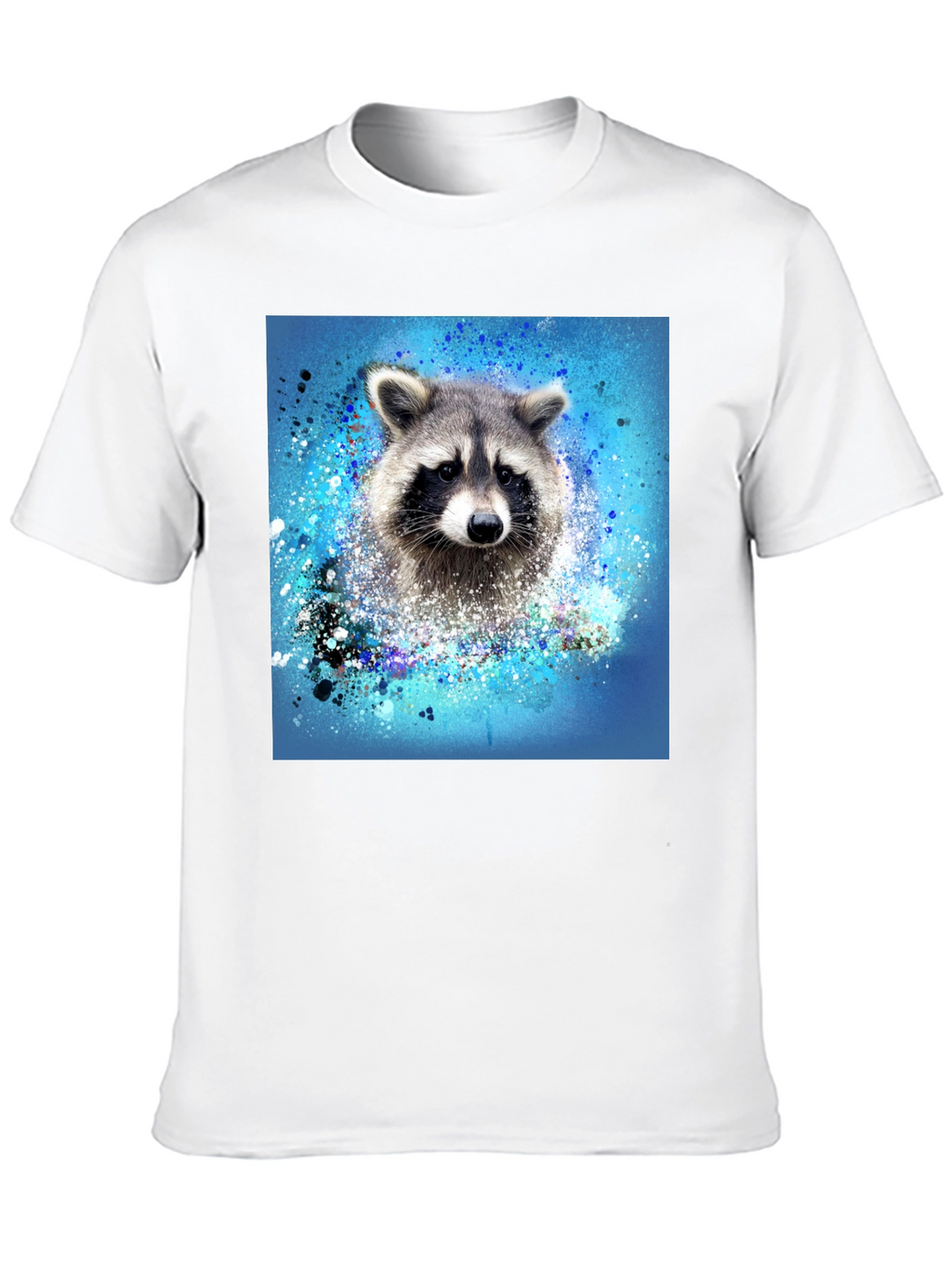 Raccoon Splash T-Shirt - Unique Graphic Tee