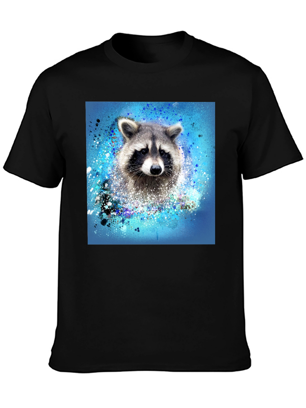 Raccoon Splash T-Shirt - Unique Graphic Tee