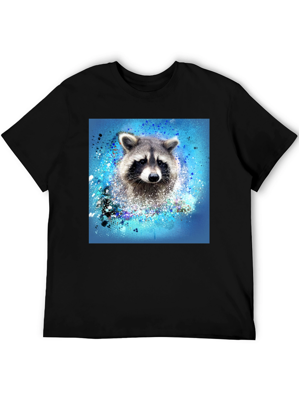 Raccoon Splash T-Shirt - Unique Graphic Tee
