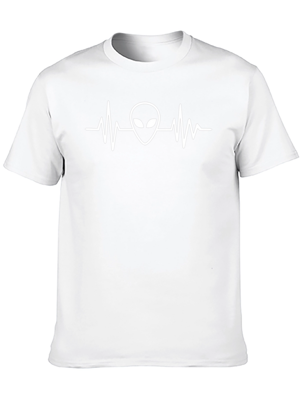 Alien Heartbeat Graphic T-Shirt - Black