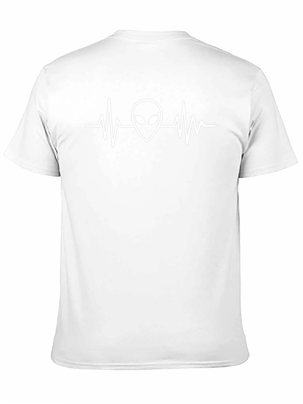 Alien Heartbeat Graphic T-Shirt - Black