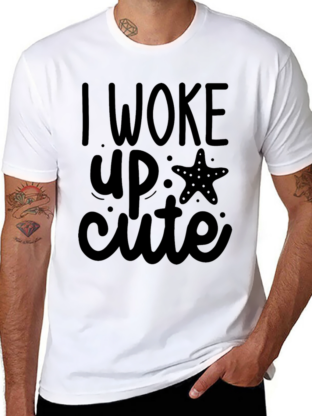 I Woke Up Cute Graphic Tee