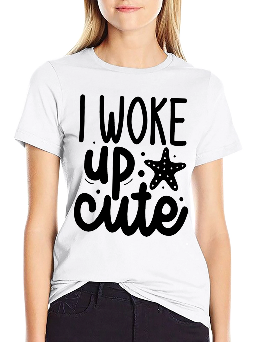 I Woke Up Cute Graphic Tee