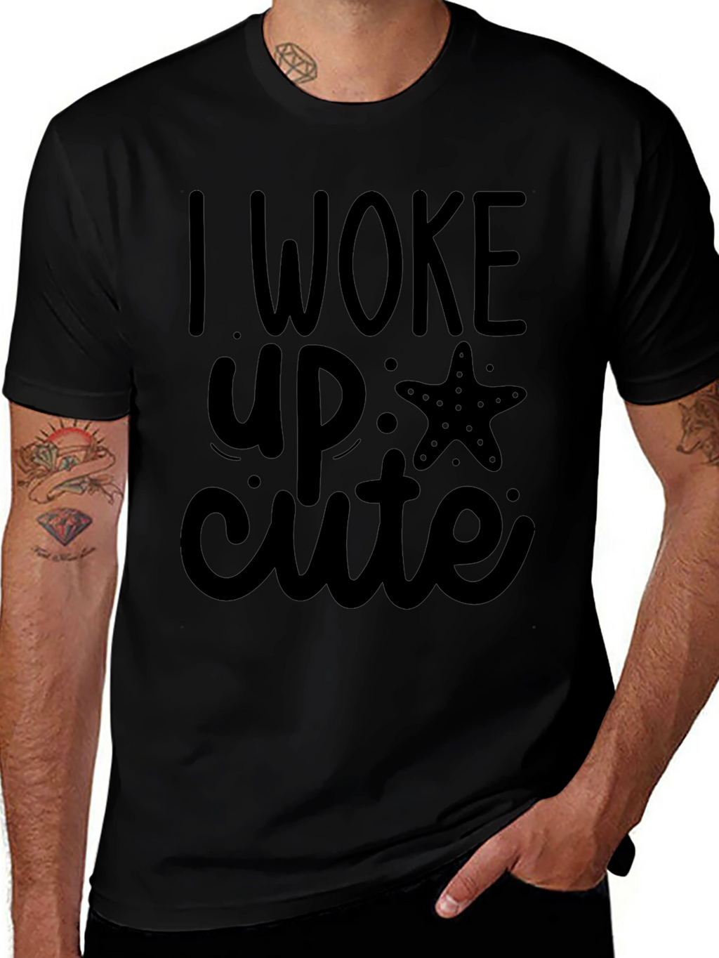 I Woke Up Cute Graphic Tee