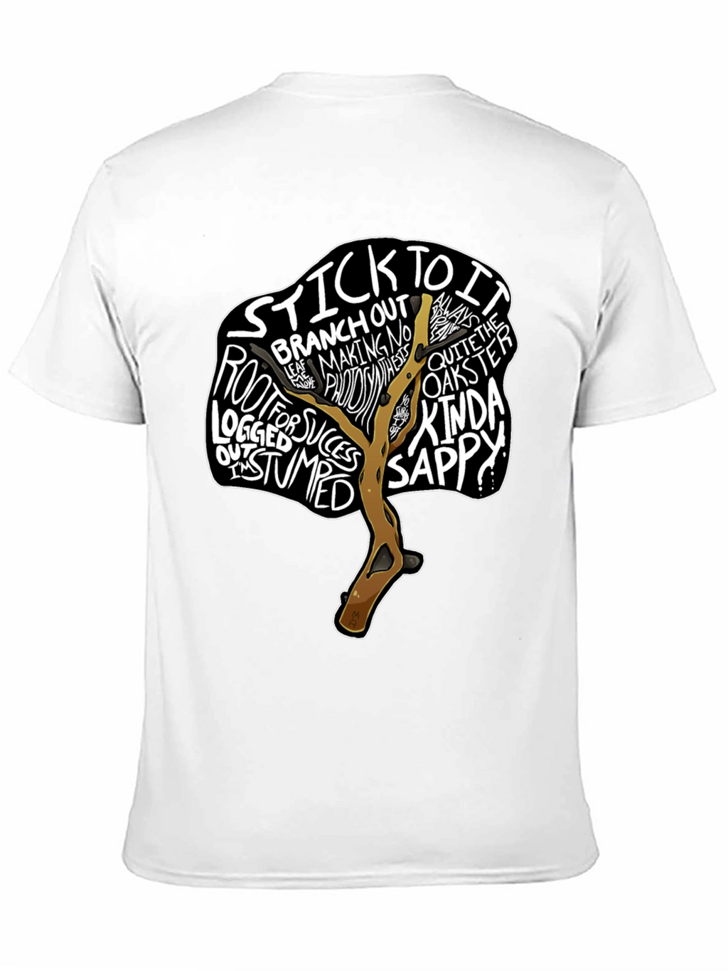 Motivational Tree Graphic Tee - Stick To It