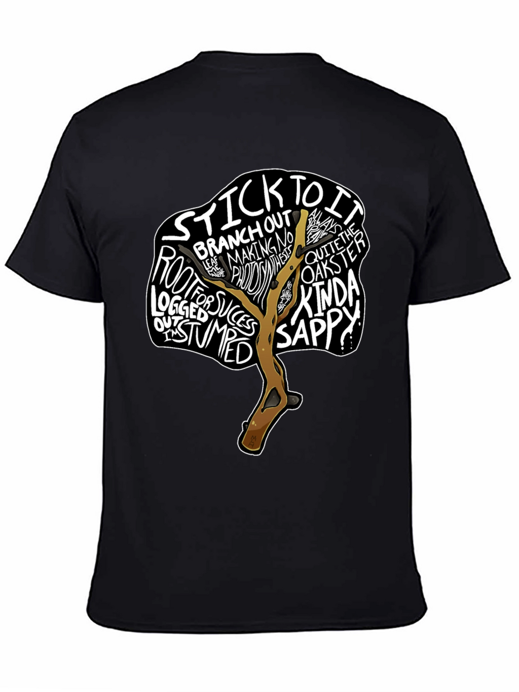 Motivational Tree Graphic Tee - Stick To It