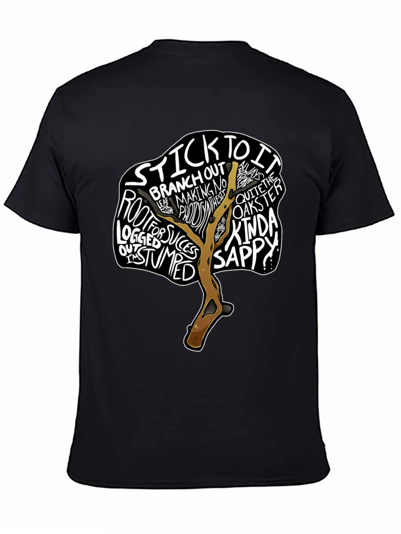 Motivational Tree Graphic Tee - Stick To It