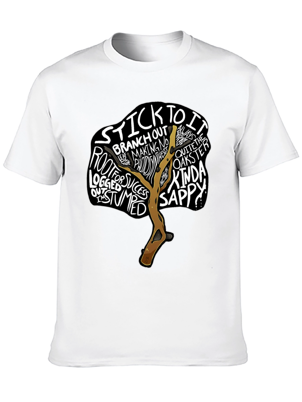 Motivational Tree Graphic Tee - Stick To It