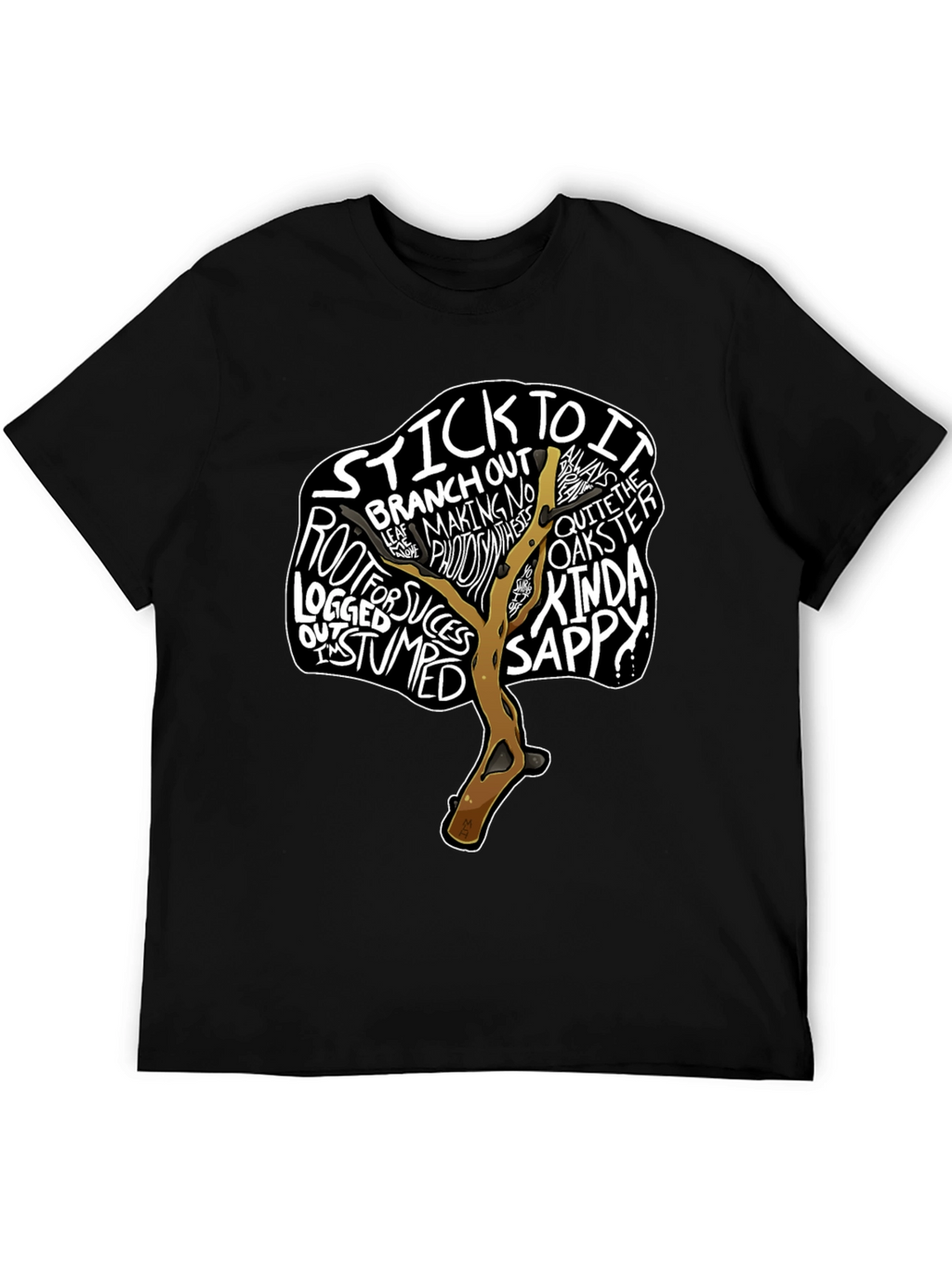 Motivational Tree Graphic Tee - Stick To It