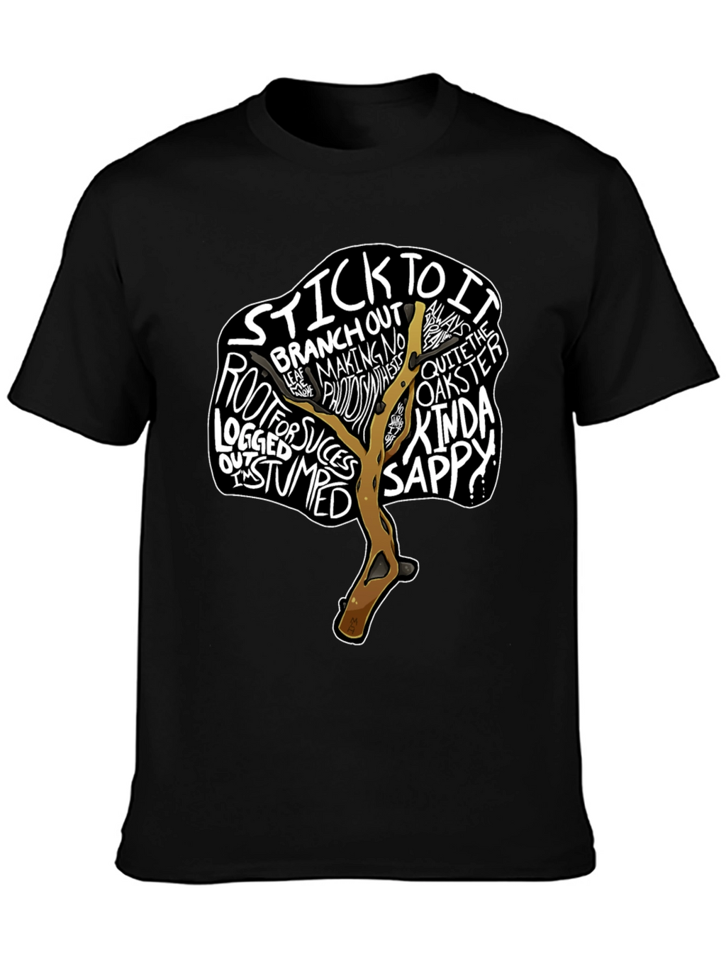 Motivational Tree Graphic Tee - Stick To It
