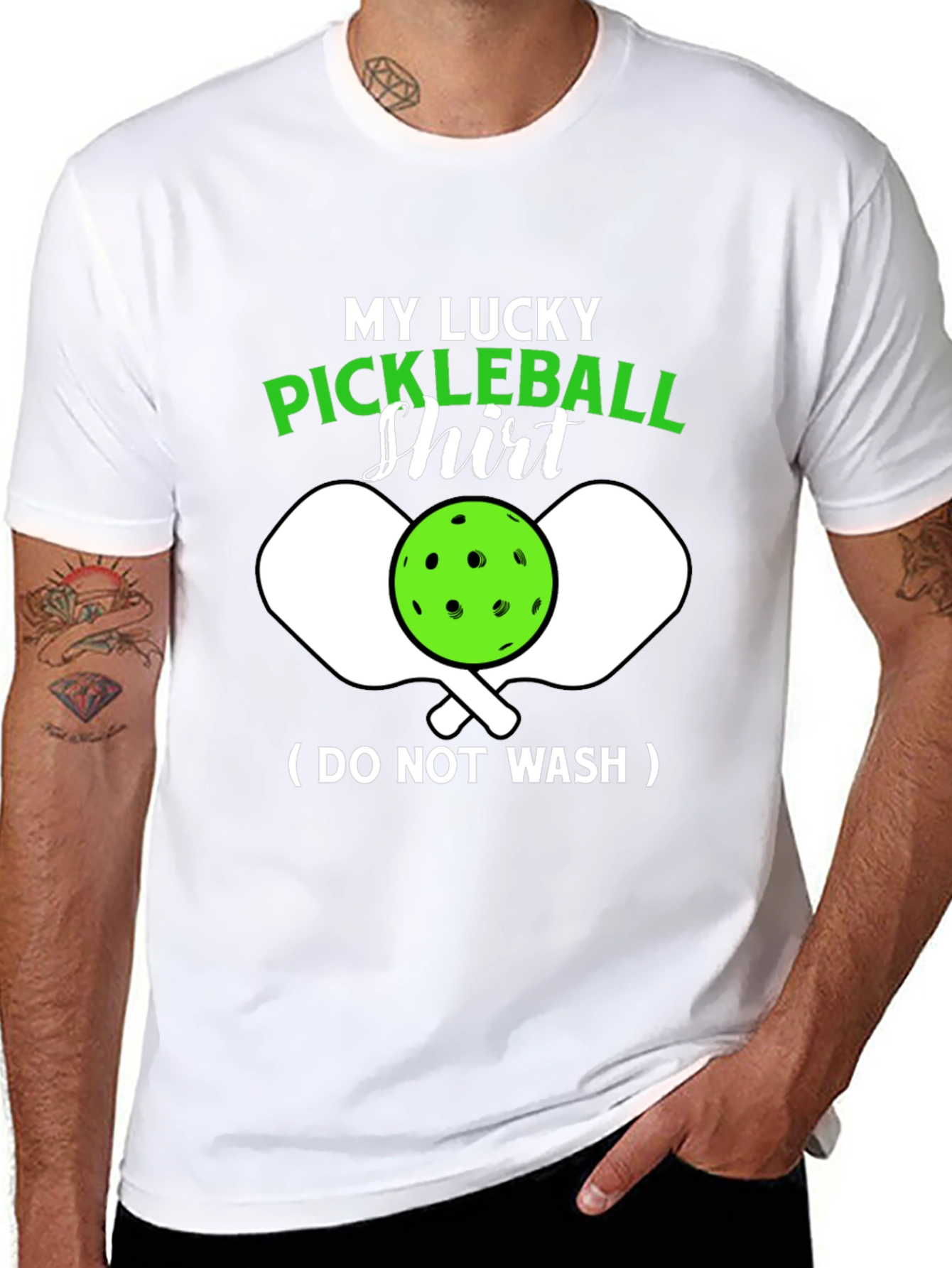 My Lucky Pickleball Shirt - Funny Novelty Tee