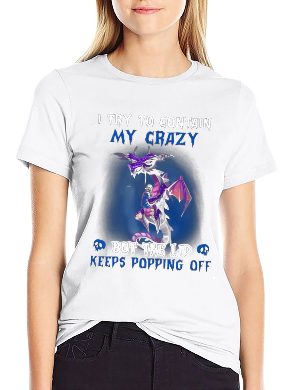Crazy Dragon T-Shirt - Humor Tee