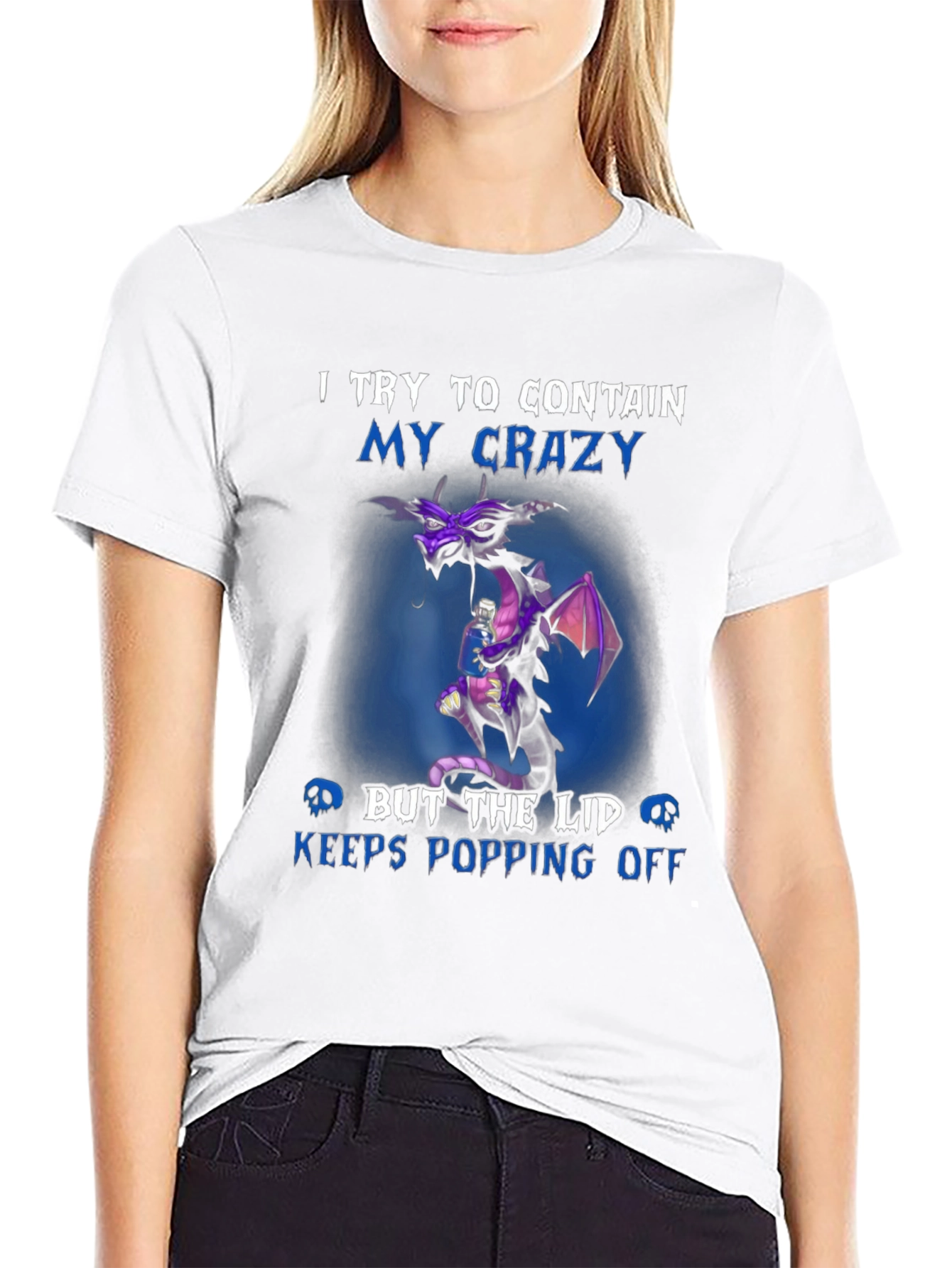 Crazy Dragon T-Shirt - Humor Tee