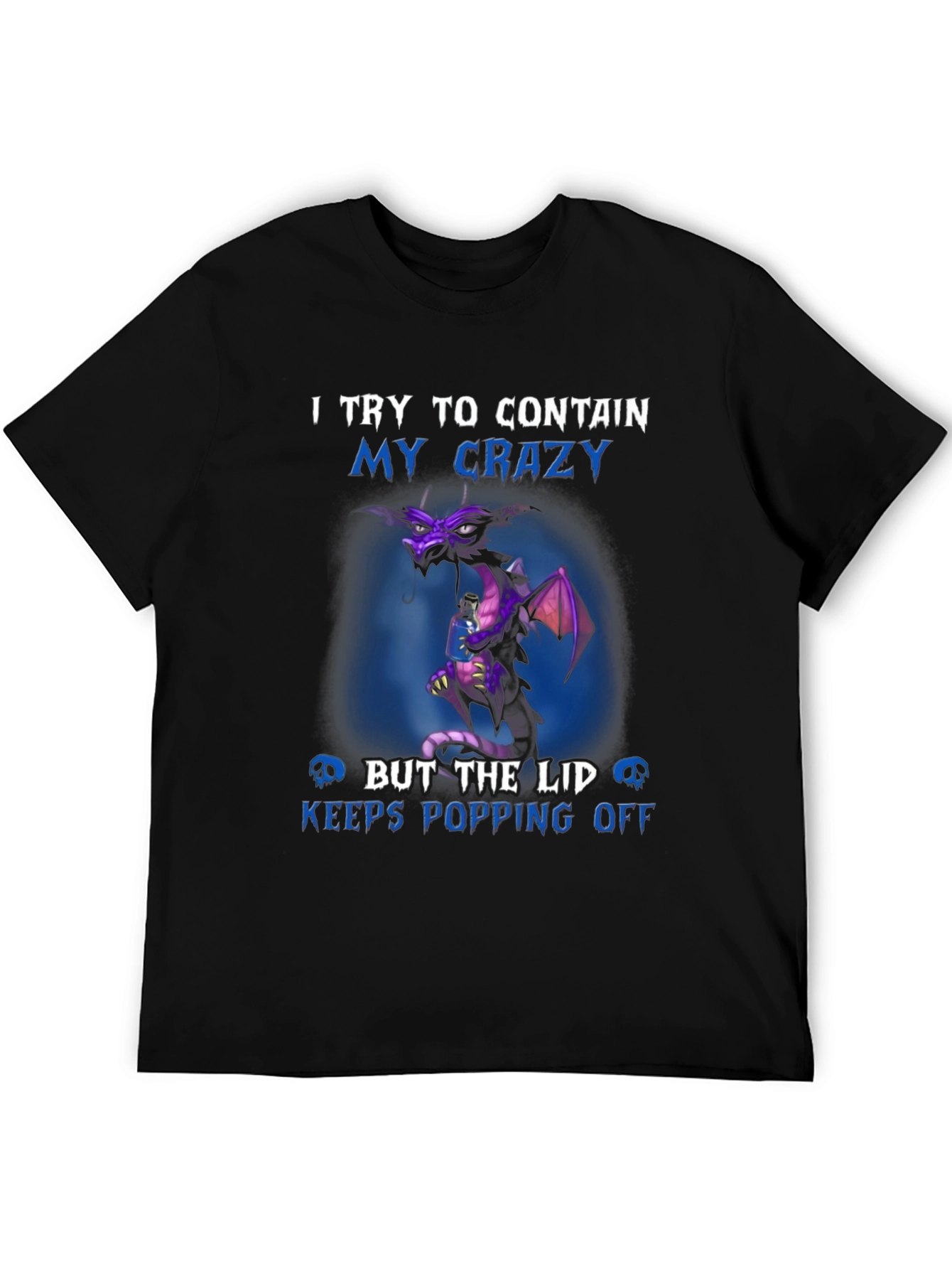 Crazy Dragon T-Shirt - Humor Tee