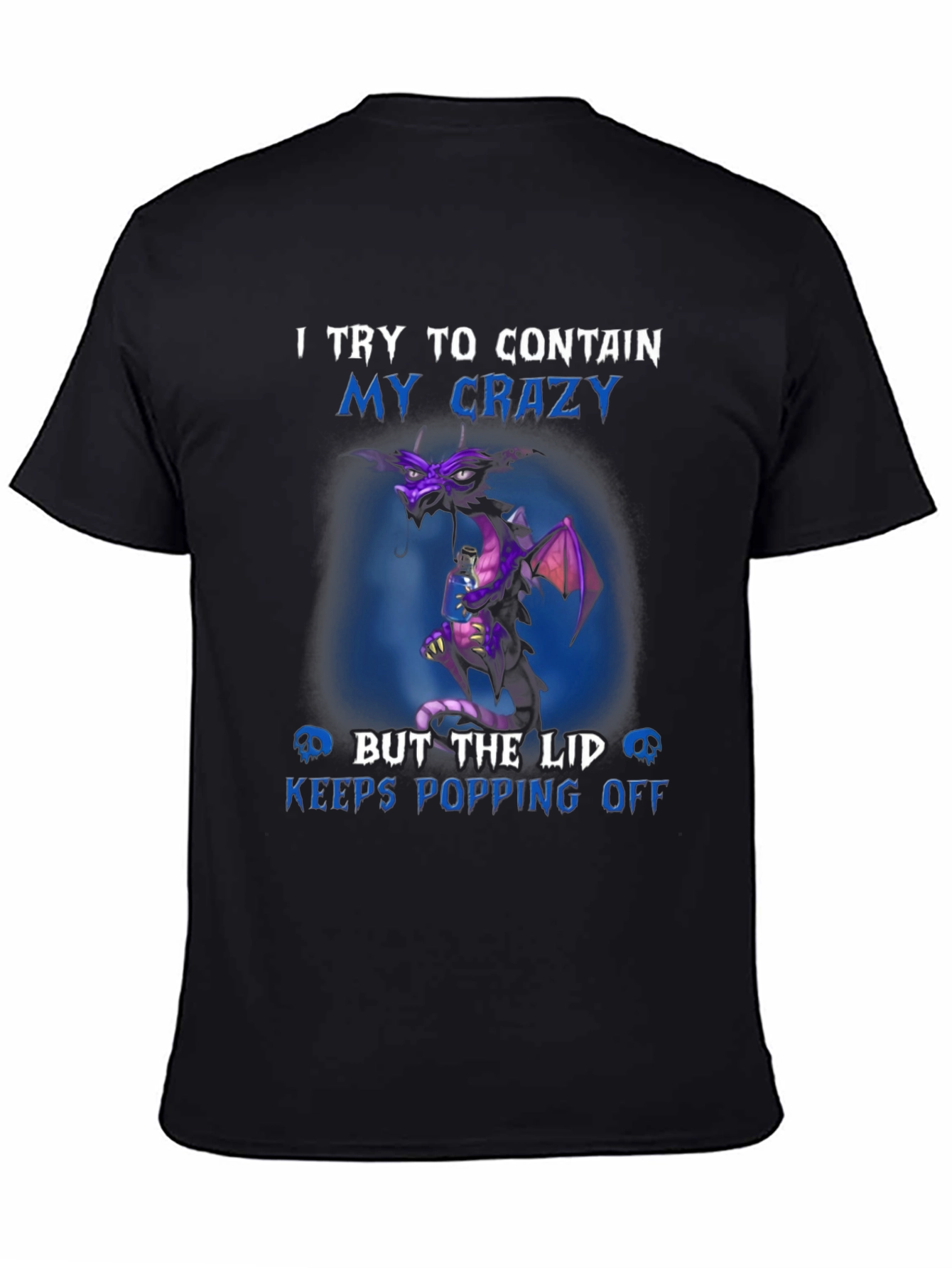 Crazy Dragon T-Shirt - Humor Tee