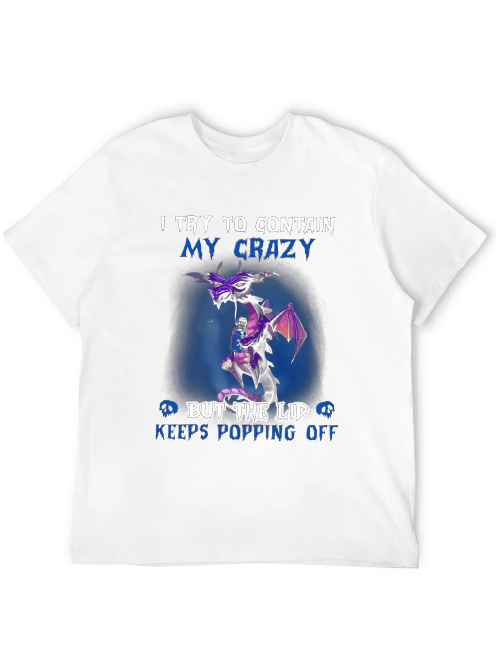 Crazy Dragon T-Shirt - Humor Tee