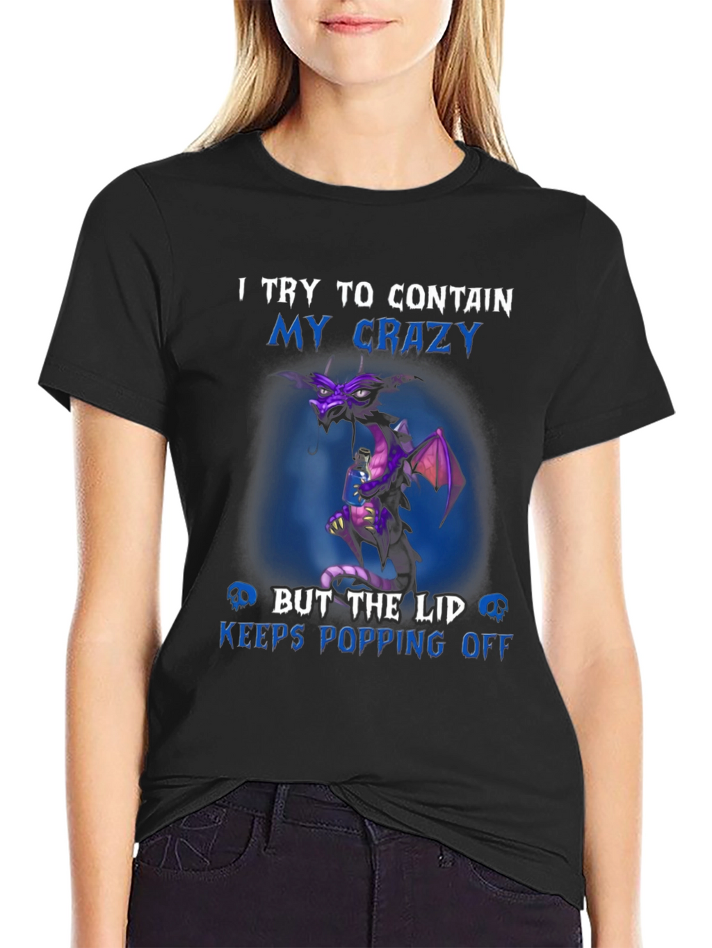 Crazy Dragon T-Shirt - Humor Tee