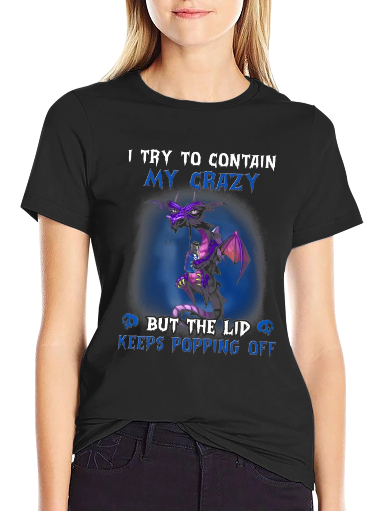 Crazy Dragon T-Shirt - Humor Tee