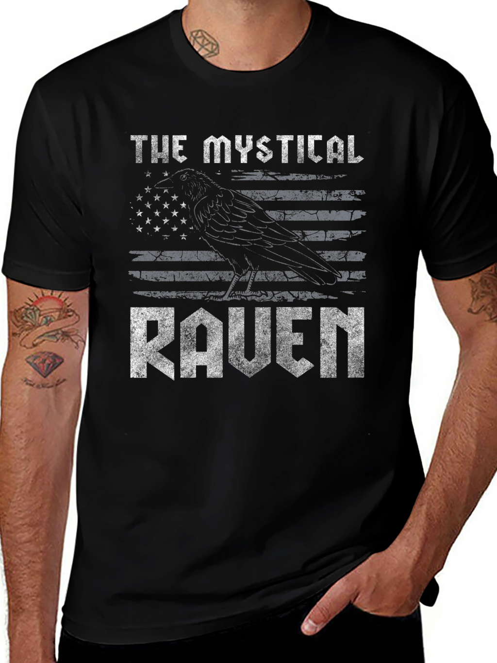 The Mystical Raven Graphic T-Shirt