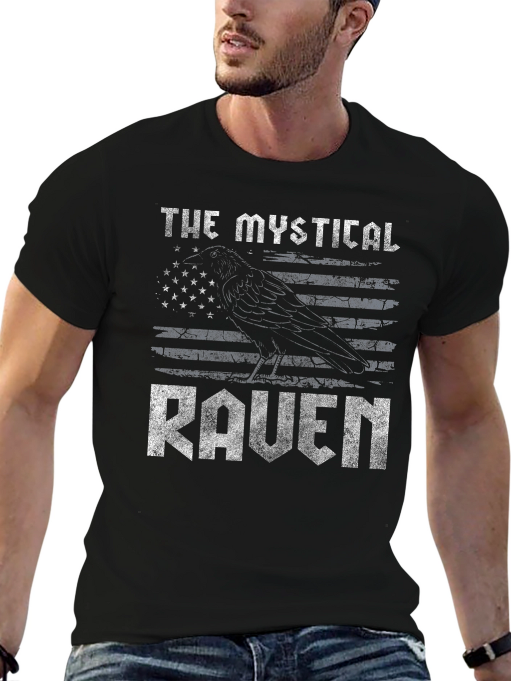 The Mystical Raven Graphic T-Shirt