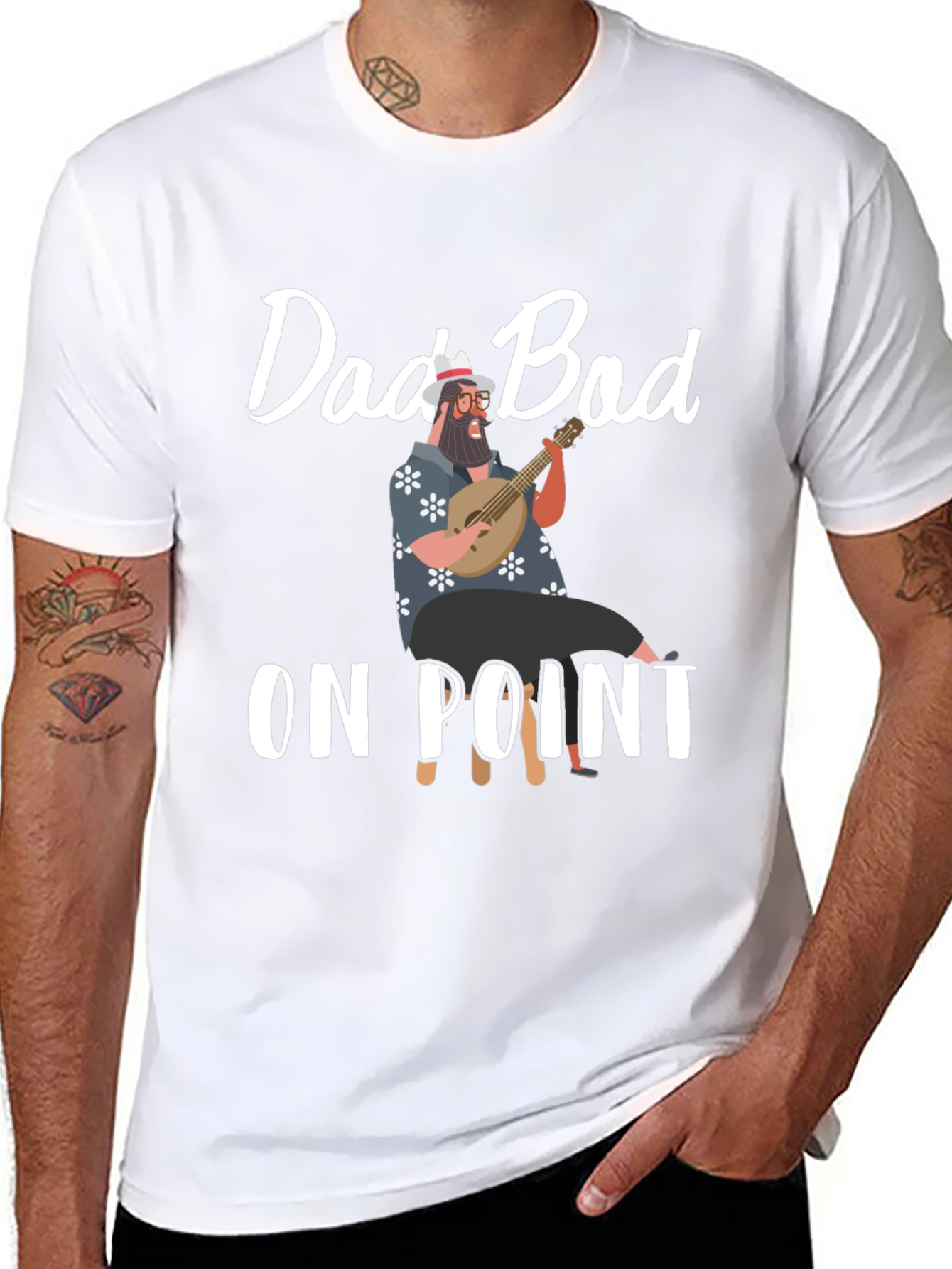 Dad Bod On Point Graphic T-Shirt